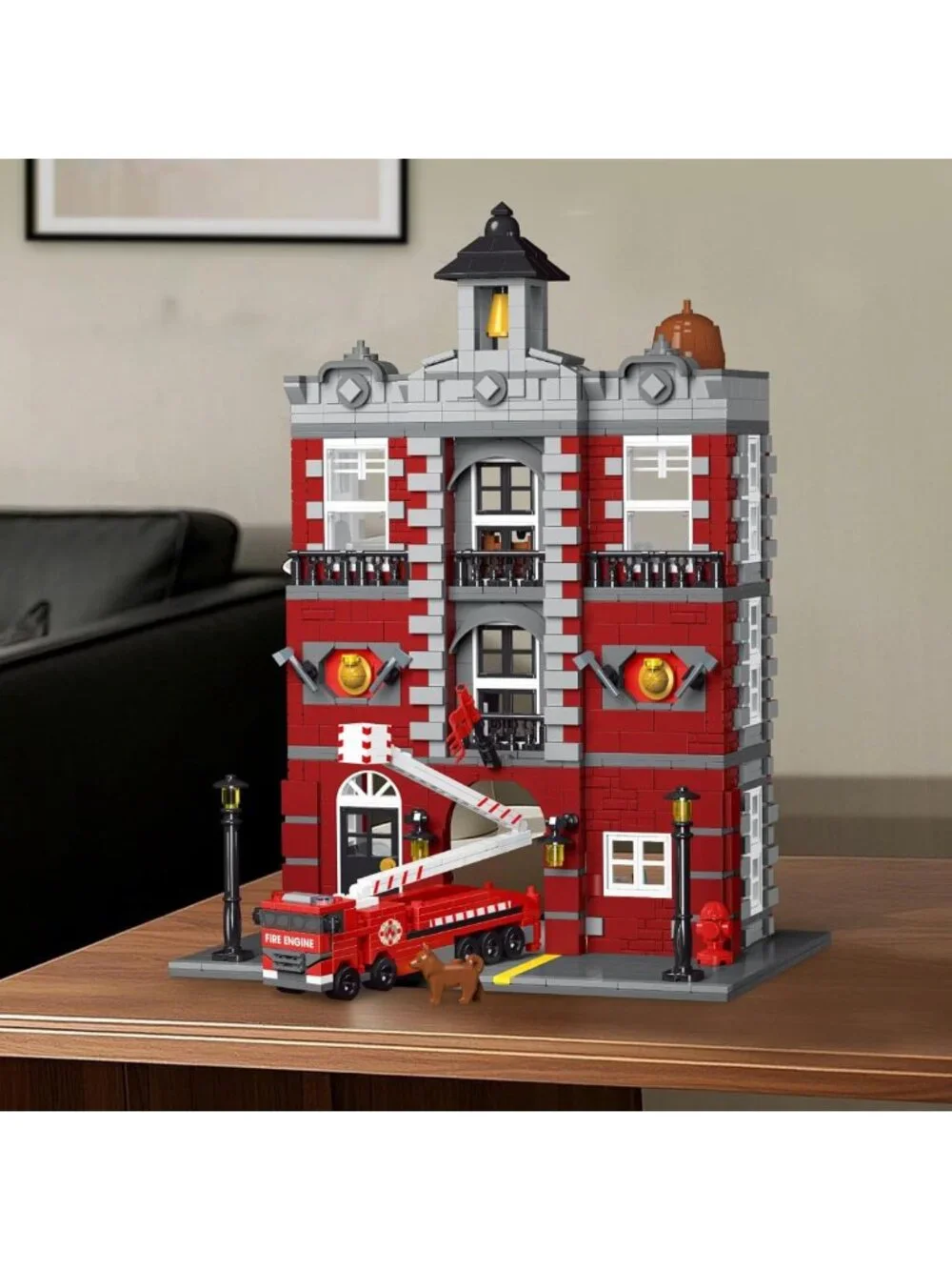 Fire Rescue Building Set - 1823 PCS Compatible with Lego, Perfect Gift for Kids